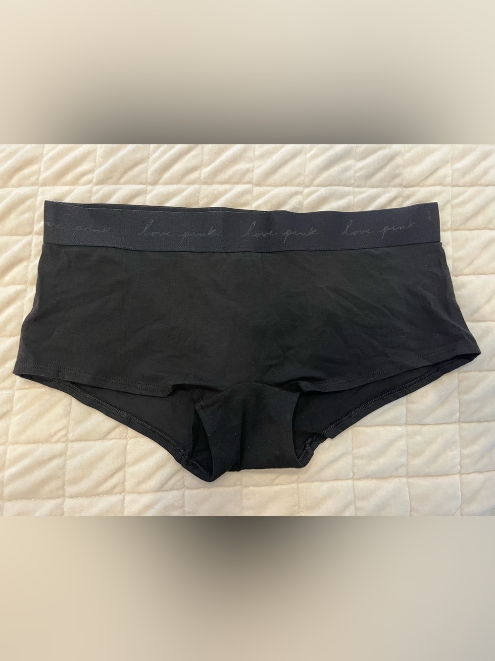 Victoria's Secret Black Seamless Hipster Panty
